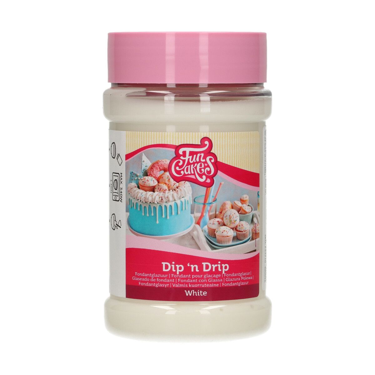 FunCakes Dip 'n Drip White 375 g