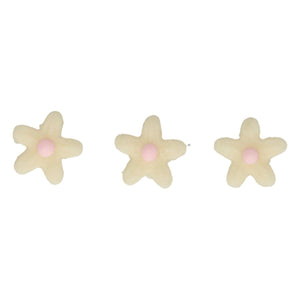 FunCakes Marzipan Decorations Chrysanthemum White/Light Pink