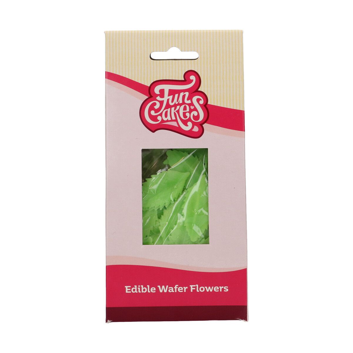 FunCakes Edible Wafer Flowers Green Leaves pk/50