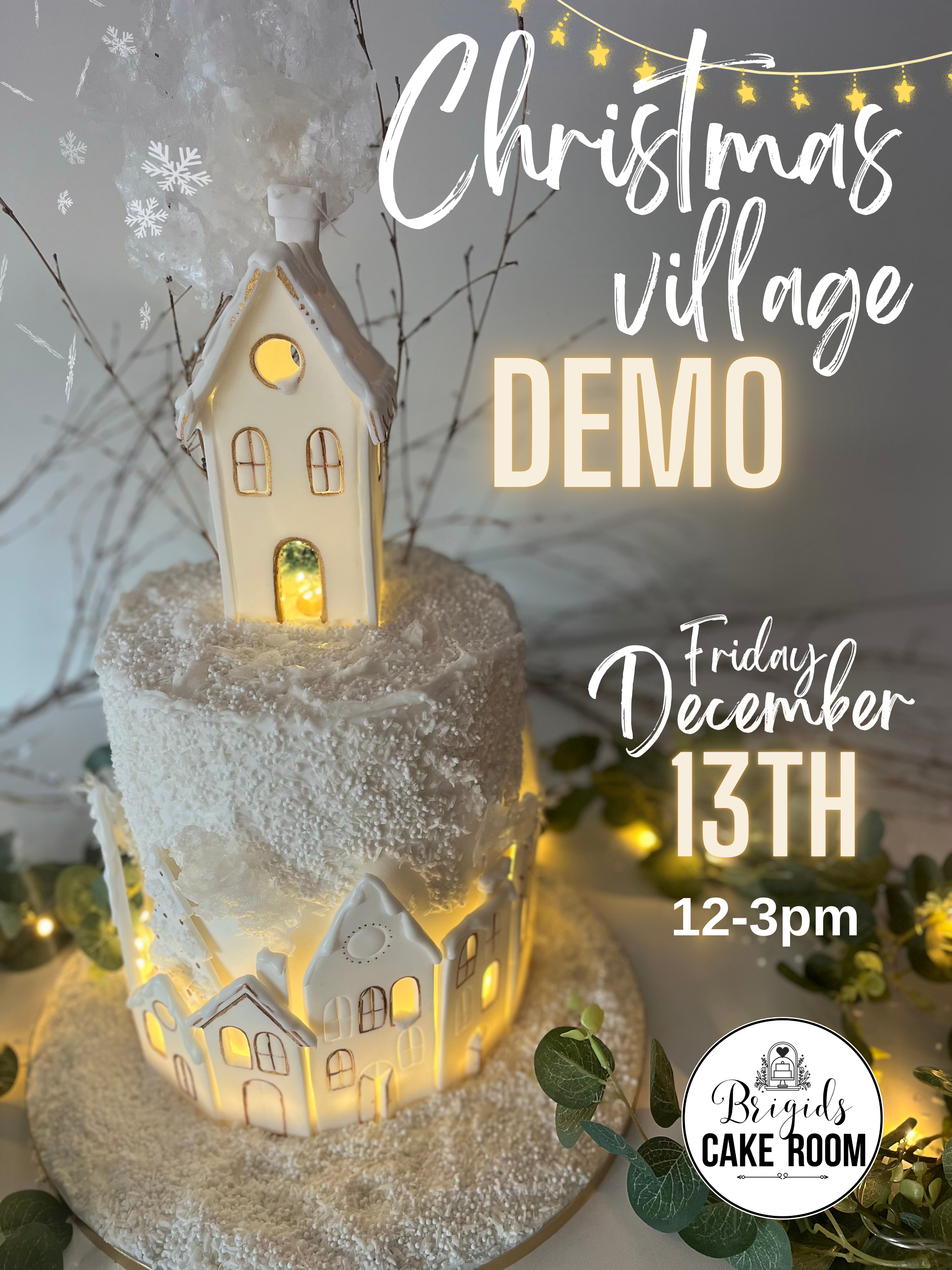 In Store Christmas Village Demo with Jill